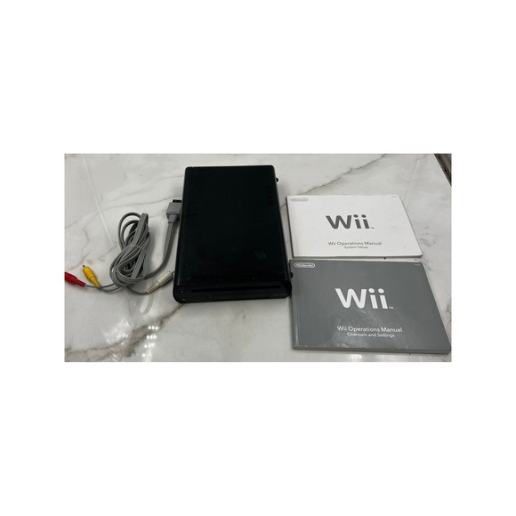 Nintendo Other - Nintendo Wii U Console Black 32GB WUP-101(02) with AV Cable and Manuals
